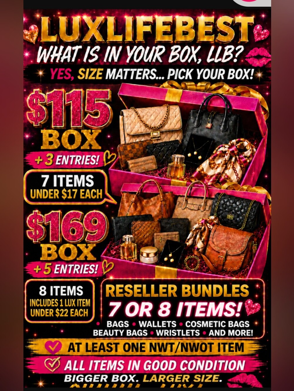 WHAT IS IN THE BOX? $115 OR $169‎